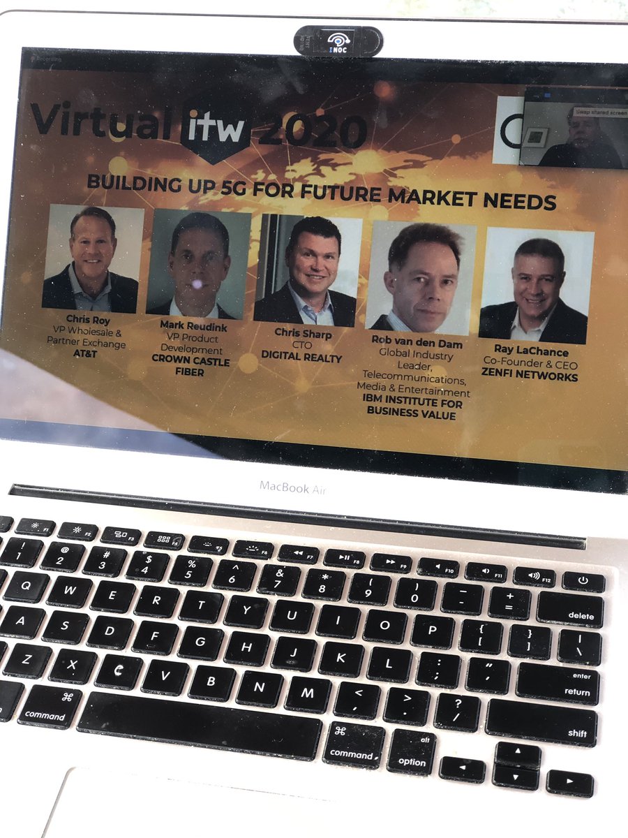 iMillerPR's tweet image. Happening now during #ITW2020 - #5G panel with experts from @ATT @CrownCastle @digitalrealty @IBM @ZenFi_Networks #keepingtheworldconnected @ITW_Telecoms