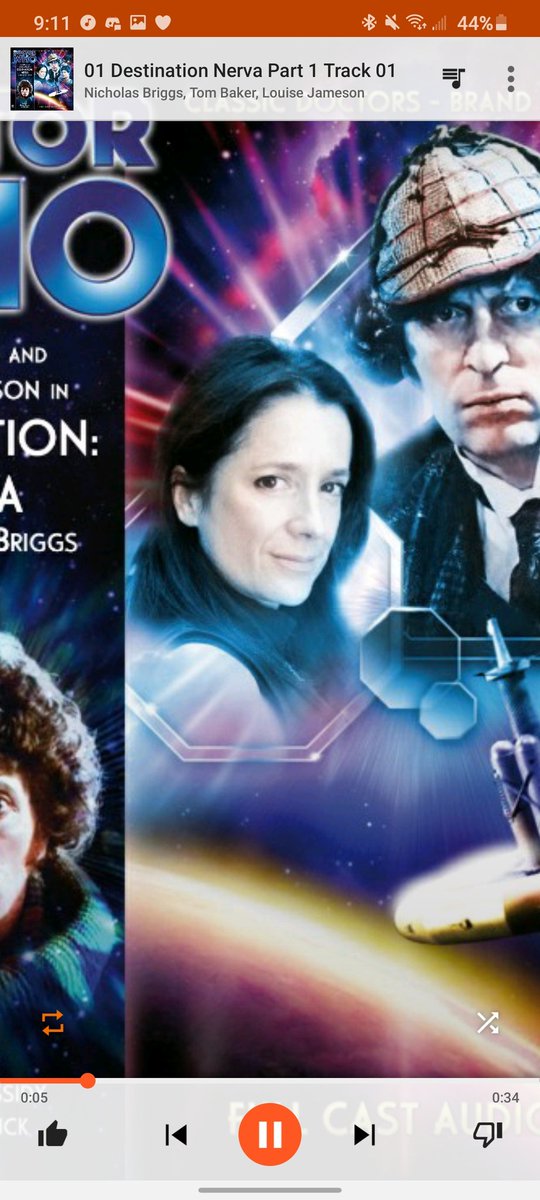TheMetalWhovian's tweet photo. Decided to listen to some of my @bigfinish backlog while cleaning the place up. Started with this fun #4thDoctor & #Leela adventure, #DestinationNerva. Now to figure what to listen to next as I finish cleaning. #DoctorWho https://t.co/WnAruU9MBT