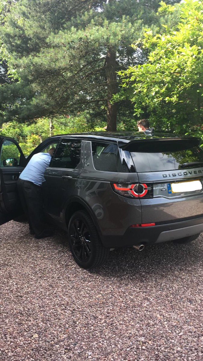 Favourite moment has to be receiving my first landrover!! Let me know yours! @LandRoverRugby @LandRover_UK #RangeRoverMemories