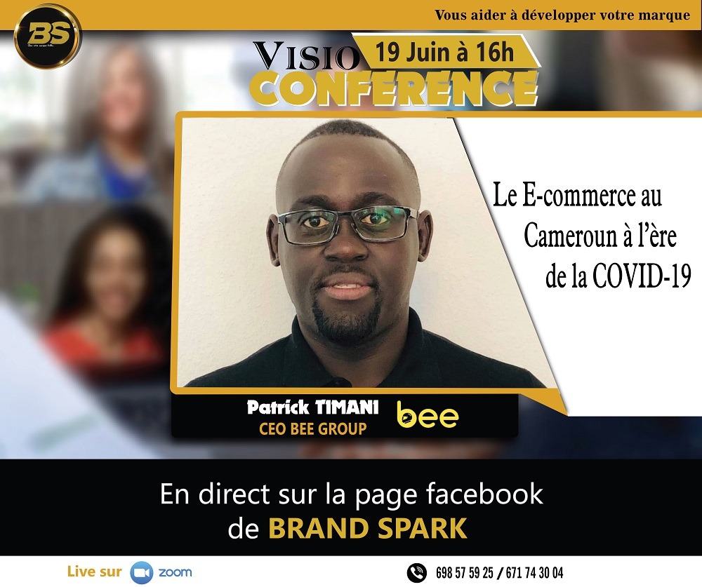 BRANDSPARK4's tweet photo. Nous serons honorés d'avoir ce vendredi à la visioconférence  Patrick TIMANI, CEO de Bee Group et Guy Fulbert TALOM, CEO de Iziway qui viendront partager avec nous leurs différentes réalités dans le domaine du E-commerce.

#BrandSpark
#BeeGroup
#Iziway
#ForceAuEcommerce https://t.co/1cl0dibgeq