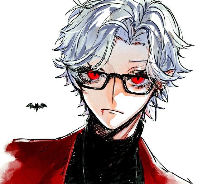 「red eyes turtleneck sweater」 illustration images(Oldest)