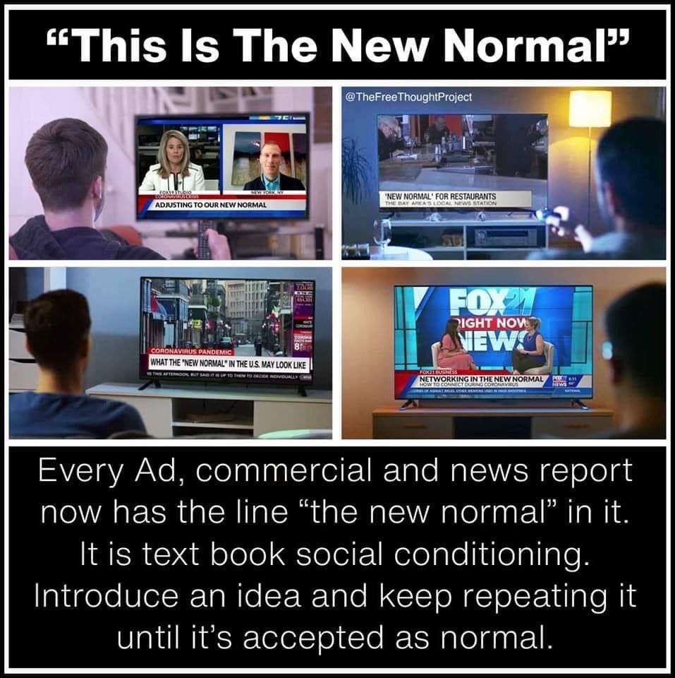userdeebee's tweet photo. #TheNewNormal
#MKULTRA
#SayNoToTheNewNormal https://t.co/jiRC8xxLVk