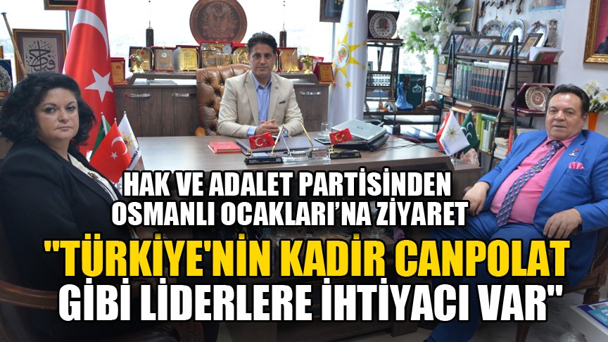 YİĞİT ZEKİ ÖZTÜRK:"TÜRKİYE'NİN KADİR CANPOLAT GİBİ LİDERLERE İHTİYACI VAR" - külliyehaber.com/tr/yigit-zeki-…