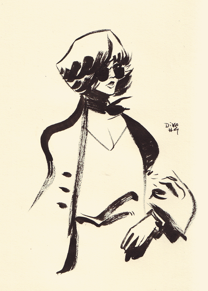 3. I decided to keep doing girls, improvising all of them just like the rest of my practice. A series started to develop around 2013 - 2014. For a couple of years I did tons of these (some better, some worse, in my eyes).