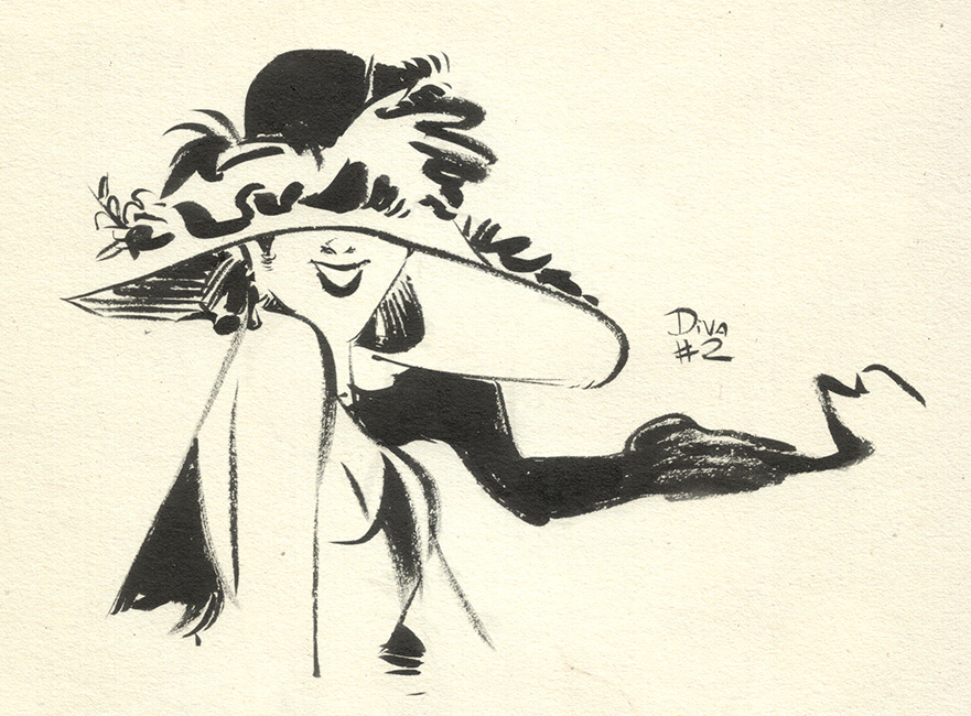 3. I decided to keep doing girls, improvising all of them just like the rest of my practice. A series started to develop around 2013 - 2014. For a couple of years I did tons of these (some better, some worse, in my eyes).