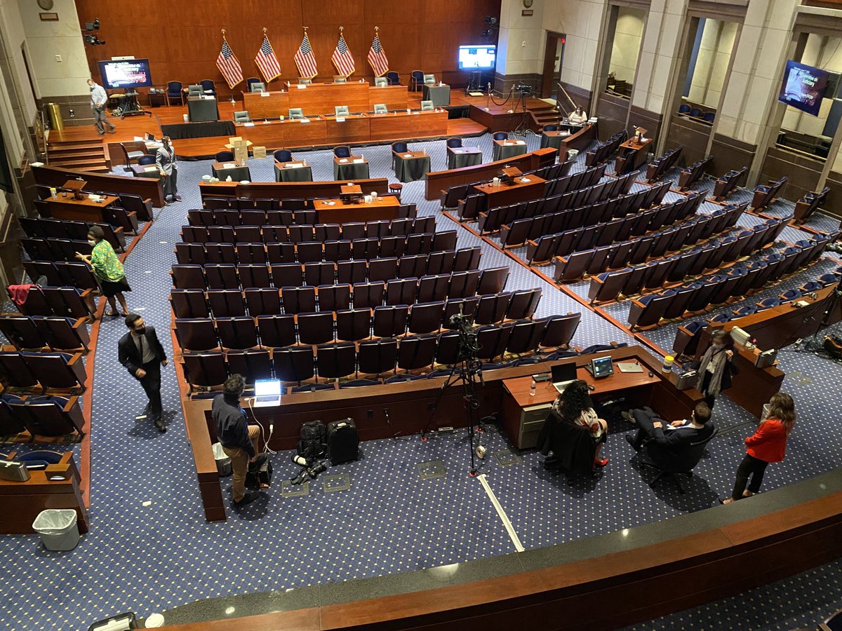 At the hearing room for the House Judiciary Cmte’s markup of a major police reform bill. This is what the hearing room looks like