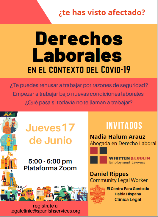 Join me at 5pm (EST) today when I will be co-presenting a webinar about Returning to the Workplace in #COVID times.  The only catch is, the webinar is in #espanol!