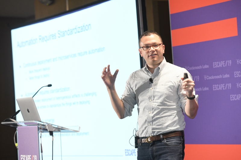 CockroachDB's tweet photo. 📝 We're honored to host a blog written by @EthanJJackson, the CEO &amp; Founder of @KeldaIO: "How Microservices Enable Multi-Cloud at the Expense of Developers" https://t.co/MgSbakyG2R

@ThePracticalDev @kubernetesio 

#EscapeConf #MultiCloud #SoftwareDeveloper #kubernetes https://t.co/Hq5V3wmkjy