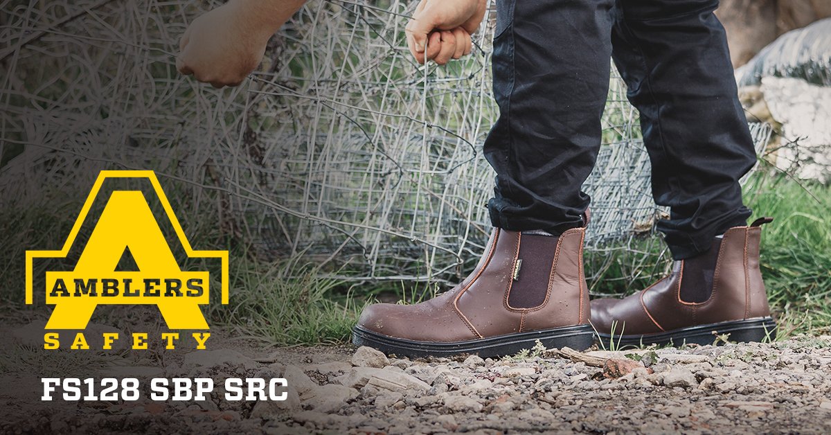 From our work selection comes the FS128 SBP SRC pull on dealer boot! #safety #ppe #work #workboots

amblerssafety.com/shoe/fs128/