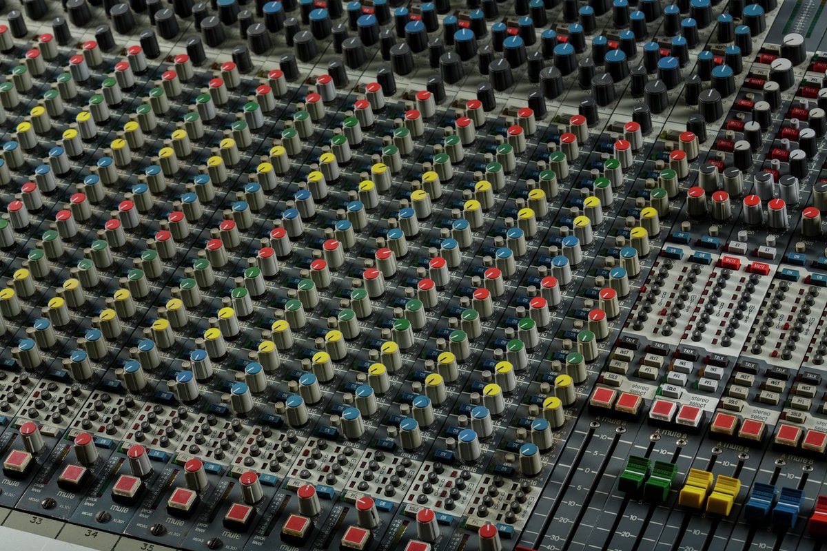 Used for mixing live performances for artists as diverse as Nina Simone and Bombay Bicycle Club, it has 1254 knobs, 2410 buttons, and 68 faders. And, yes, they do all do something…
