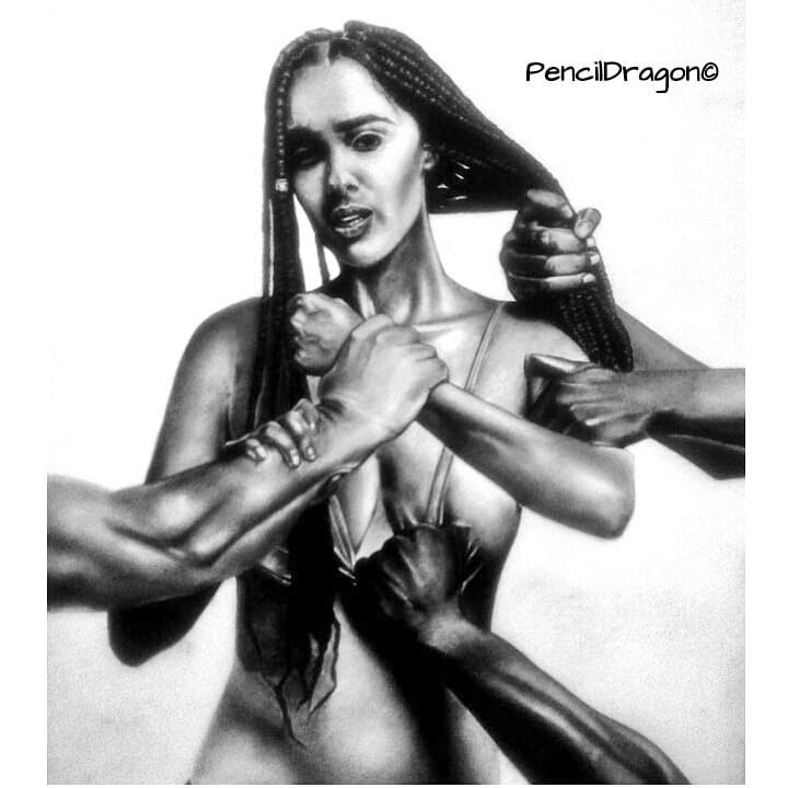 Bringing this piece I drew  back to the TL and you already know why!
#StopRapingWomen