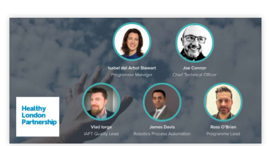 rossobr1en's tweet photo. The London Digital IAPT Team will be talking about their fantastic work at 9am on Tuesday 23rd June. Please join us to hear about our  work supporting the public and NHS staff using innovative applications of RPA, Regional Webinars, chat platforms and electronic assessments https://t.co/tMyJlLzjMb