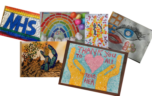 ArkGlobeAcademy's tweet photo. #Welldone to Alarna (Yr 4) who created these amazing #mosaic style artworks and became the winner of last week's Primary teacher challenge! Thank you to everyone who participated - and don't forget, there are prizes to win every week: https://t.co/2DzVU899LP #globeconnect https://t.co/w9mIzprmb1