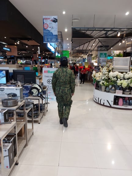 On June 17, 2020,around 01:30 P.M onwards,Personnel of Tanza MPS conducted police visibility and Mall Visitation to ensure the implementation of social distancing, and no face mask no entry in line with the strict implementation of GCQ Guidelines within AOR
