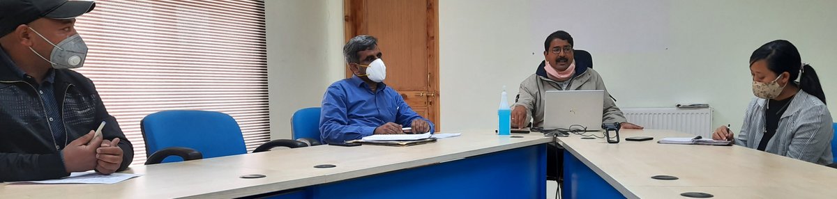 DvCom_Secretary's tweet photo. Secretary, IT, Ladakh reviewing final preparations of https://t.co/LIZp4wmcTq; a one stop portal for various government to citizen (G2C) services for the residents of Ladakh. Portal will be launched soon.

@lg_ladakh @prasarbharti @DIPR_Leh @radionews_kargi @InformationDep4 https://t.co/IXj0N37oUT