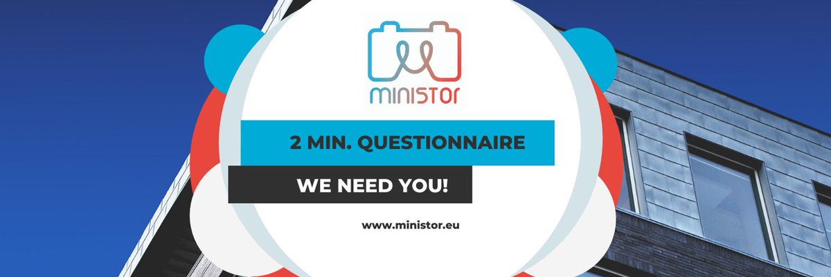 Would you like to be a part of #MiniStor🤝? You now can🎁! It just take two minutes: 

🖊️Questionnaire: forms.gle/SZ29bvRUeDCBLo…

Help us evaluate the initial design of MiniStor features and functionalities concerning #endusers interaction with our system! #H2020 #thermalstorage