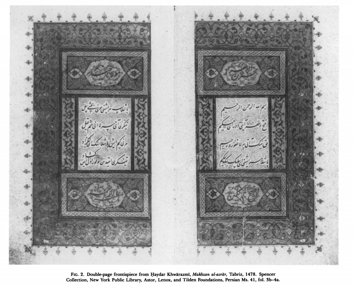 The text is actually Chagatai, not Persian, a series of moral essays and tales written for the Timurid prince Iskandar b. 'Umar Shaykh b.Timur (1384–1415) by the poet known as Haydar Khwarazmi...