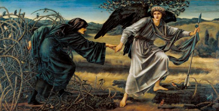 KunstundSterne's tweet photo. "I mean by a picture a beautiful, romantic dream of something that never was, never will be – in a light better than any light that ever shone – in a land no one can define or remember, only desire", said Pre-Raphaelite Edward Burne-Jones, who died on this day in 1898.
#art #OTD https://t.co/7w0pv0eZxp