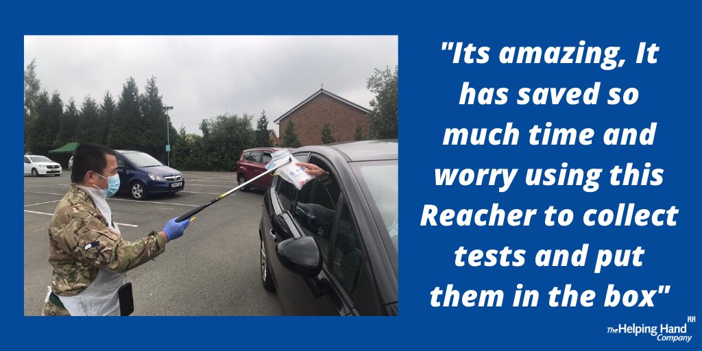 HelpingHandCoUK's tweet photo. Good afternoon #blkcountryhour 👋
For when you need a helping hand! Here’s Lance Corporal Wong showing how he uses his #Grabber whilst collecting #Covid19 Tests.
See our range of #HelpingHands :
https://t.co/IdGeHOaMMJ
#HelpingHandClassicPro #Reachingmadeeasy #Keepingsafe https://t.co/Uoe8WdiYRY