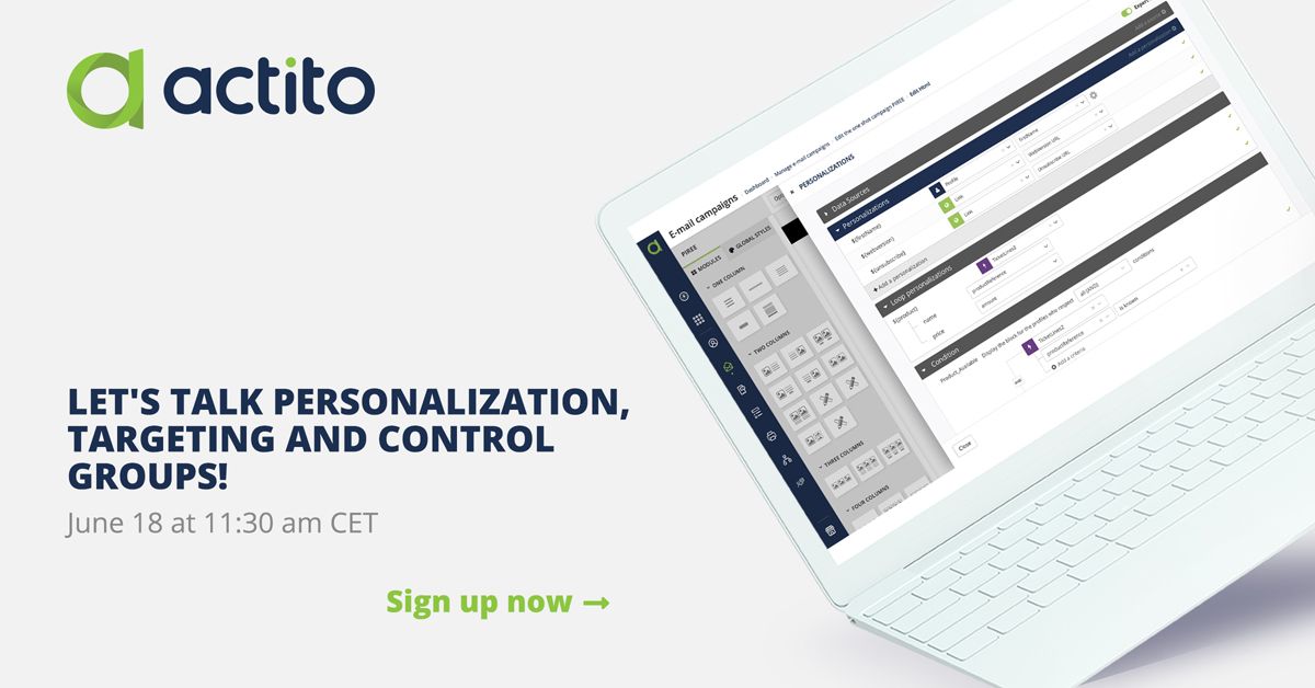 Our second big platform update of the year is coming! Are you as excited as we are about what you will be able to do with our new marketing activation features? Then our product update session is for you! bit.ly/3dYKCim