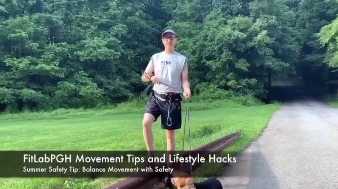 #WellnessWednesday #FitTip from #FitLabPGH #podcast (link below): for #SummerSafety balance #movement with time to rest & #play

#BeSafe #SunSmart #PGH #pghdogs #balancetraining 

bit.ly/FLP-SummerBala…