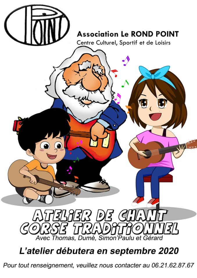 OT_Prunelli's tweet photo. 🎼🎸l'association le Rond Point à Bastelicaccia vous invitera bientôt à participer à l'atelier musical corse pour initier et former les participants au chant traditionnel et à la musique Corse. https://t.co/4ybFncnUwW