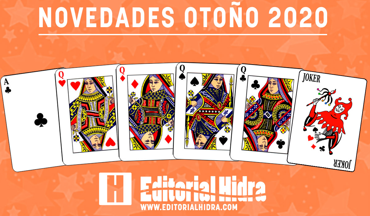 EdHidra's tweet photo. 📢 ¡Atención! ⚠️

¡Dentro de diez días os anunciaremos nuestras #NovedadesHidra de este otoño para adulto y joven adulto!

¿Tenéis ganas de que revelemos nuestras cartas?
♠️♣️♥️♦️🃏

¿Alguna apuesta sobre lo que puede llegar? 🤔 https://t.co/wre9QPBEzU