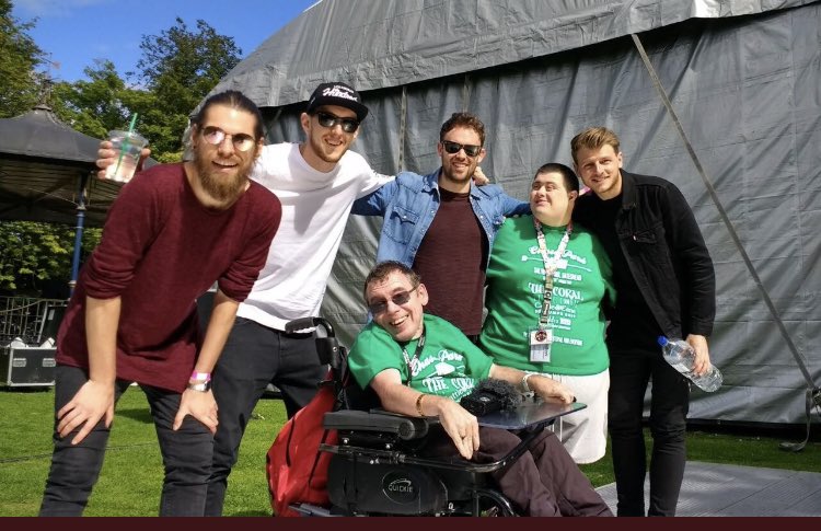 Amelia Henderson (she/her) (@meeleecat) on Twitter photo Here’s a throwback of a couple of the <a href="/ChaseParkFest/">Chase Park Festival</a> crew making sure @BoyJumpsShip had everything they needed backstage. Just another great event showcasing inclusive music from disabled/non-disabled artists enjoyed by thousands! <a href="/ace_national/">Arts Council England</a>
#WeShallNotBeRemoved #EndAbleism Here’s a throwback of a couple of the <a href="/ChaseParkFest/">Chase Park Festival</a> crew making sure @BoyJumpsShip had everything they needed backstage. Just another great event showcasing inclusive music from disabled/non-disabled artists enjoyed by thousands! <a href="/ace_national/">Arts Council England</a>
#WeShallNotBeRemoved #EndAbleism