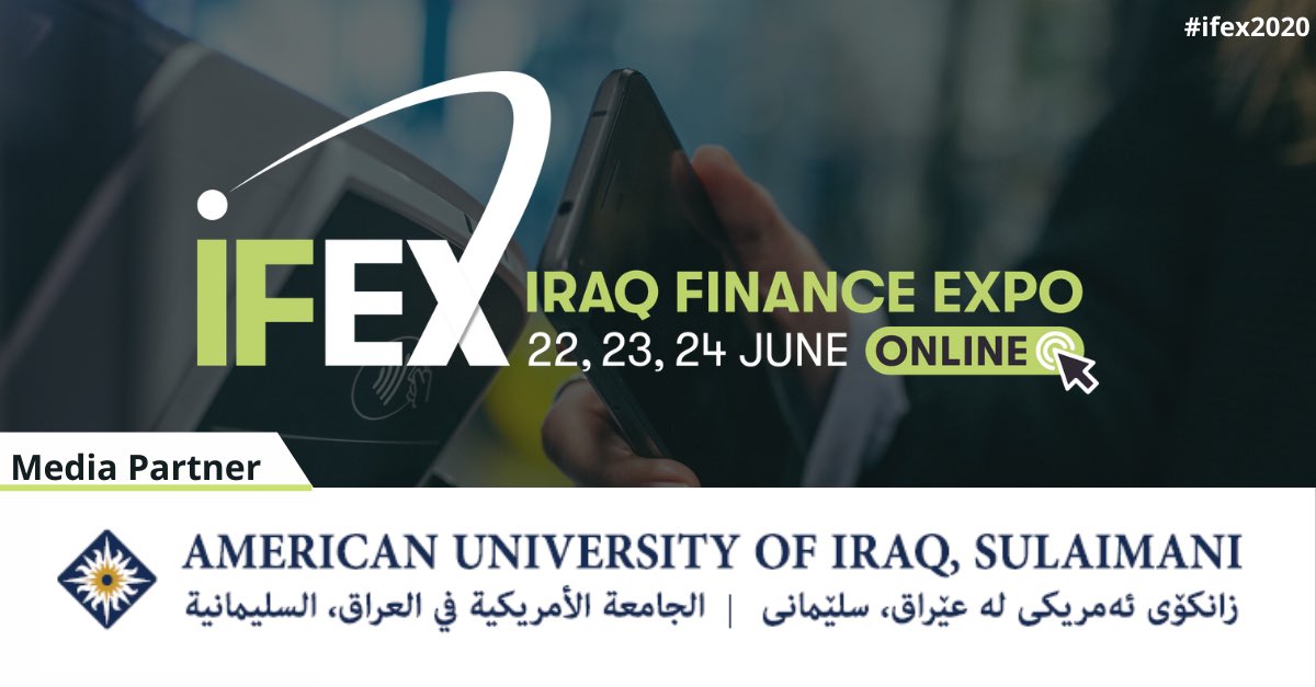 auisofficial's tweet photo. AUIS is a proud media partner for the 2020 Iraq Finance Expo (IFEX) happening June 22-24.
الجامعة الامريكية في العراق، السليمانية فخورة لتوقيع شراكة إعلامية مع معرض تمويل العراق الذي سيقام في ۲۲-۲٤ من حزيران
https://t.co/f1Yfn4tsau
#AUIS #ifex2020 #media https://t.co/ZQnXbPUggs