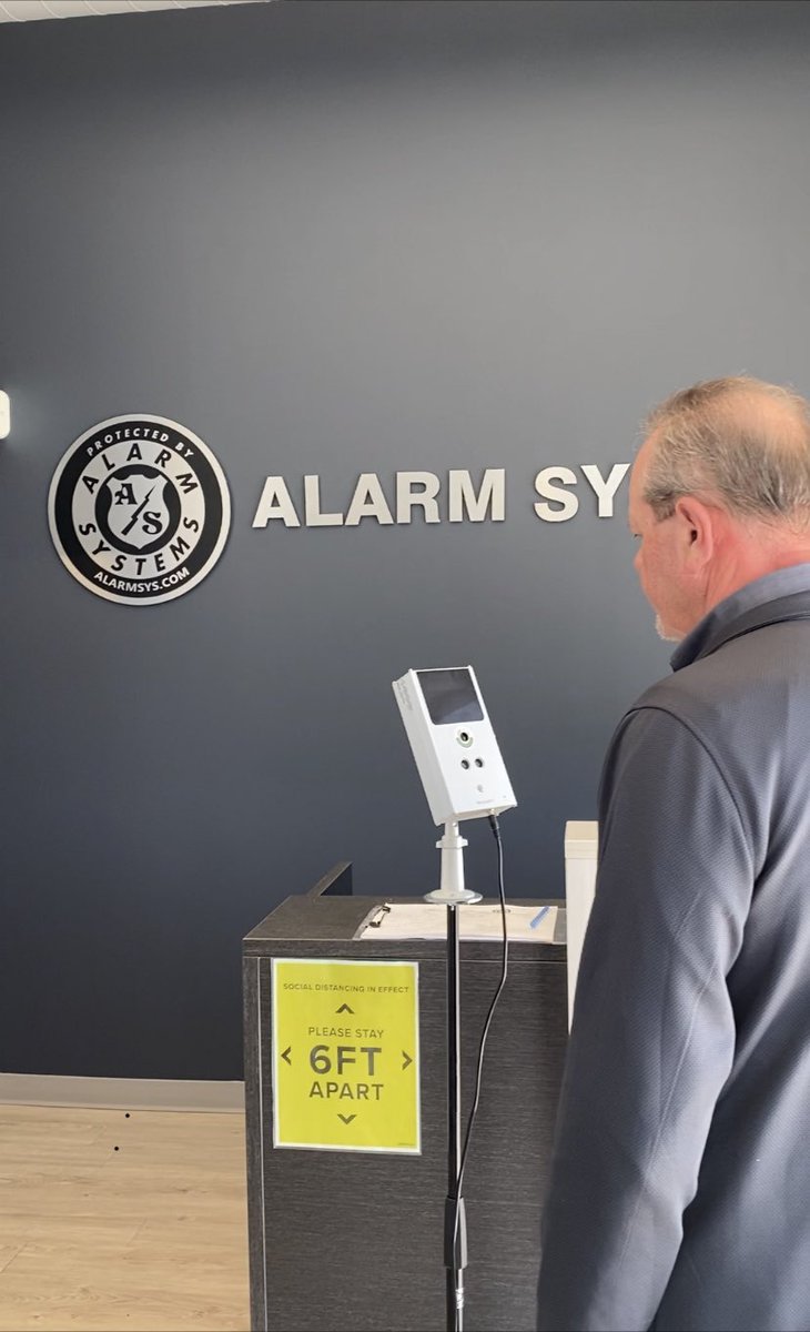 alarmsystems's tweet photo. Body Temp Detection...simple, affordable and most importantly keeps your people and your customers safe.
#bodytemperaturedetection #safety #security #publichealth #COVID19 #technology https://t.co/rvrqaqM0fP