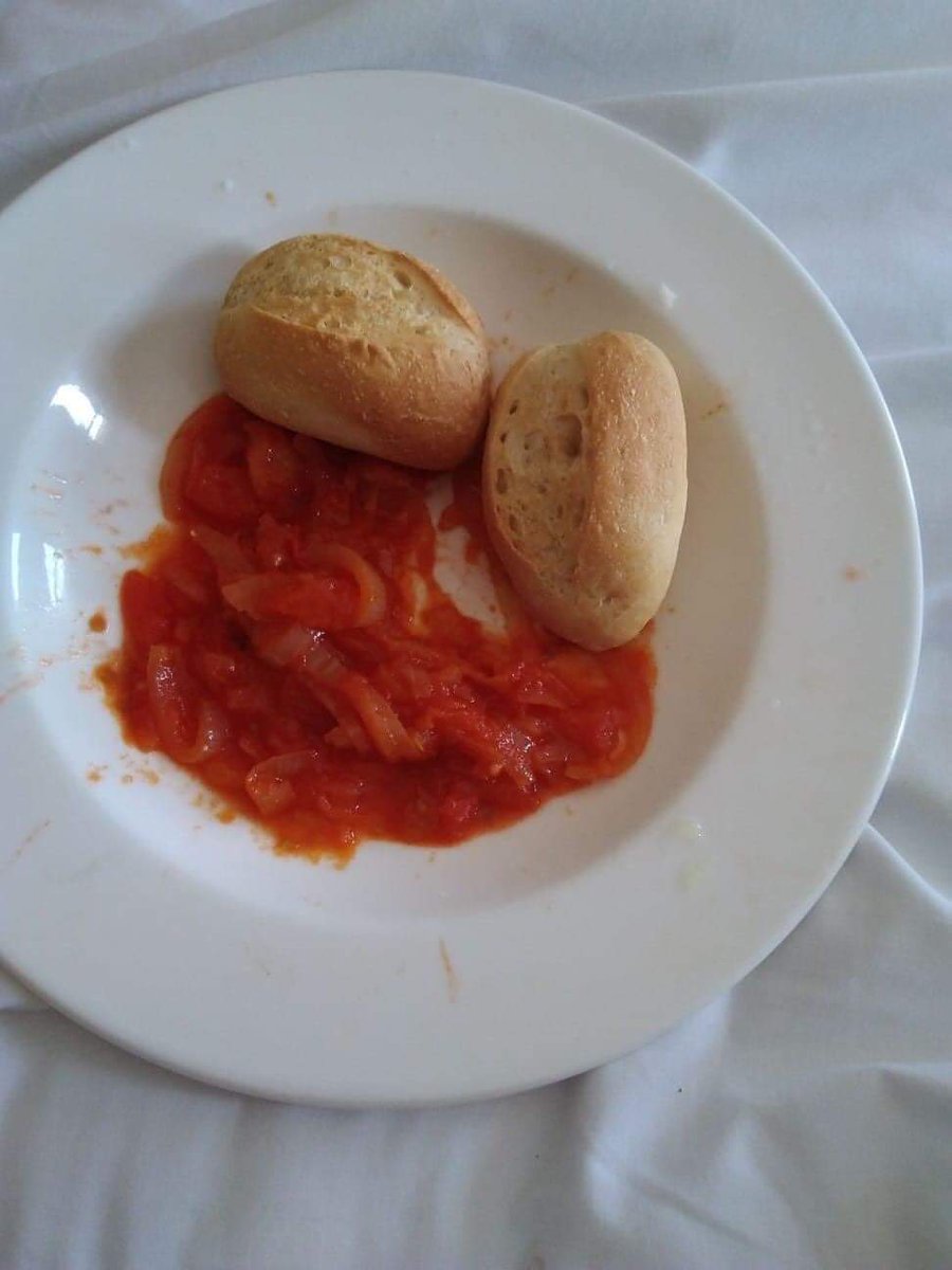 Would you feed this to your dog?
This was the meal served to a pregnant mother in Direct Provision yesterday!! Nutritious &amp; healthy food is a human right. The denial of that is not only morally reprehensible, it is a human rights breach.We need to ABOLISH DIRECT PROVISION NOW!!!!