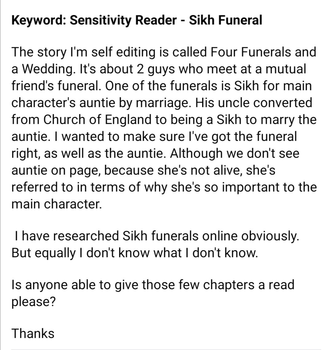 LiamLivings's tweet image. Hey #WritingCommunity I&apos;m looking for a #sensitivityreader for part or my #gayromance #mmromance
#writerslife

Thanks