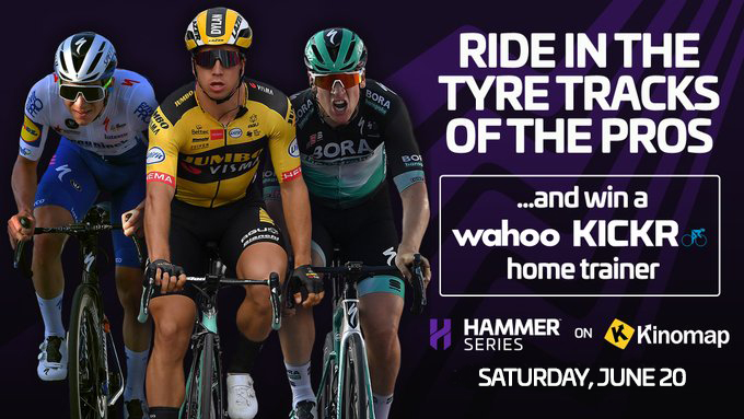 Velon CC (@veloncc) on Twitter photo There is one final chance to race the <a href="/HammerSeries/">Hammer Series</a> on <a href="/kinomap/">Kinomap</a> - and this time it's <a href="/HammerHongKong/">@HammerHongKong</a> this Saturday, June 20.
Enter now and give yourself a chance of winning a <a href="/wahoofitness/">Wahoo</a> Kickr home trainer: goto.hammerseries.com/kinomap2020 π¨ There is one final chance to race the <a href="/HammerSeries/">Hammer Series</a> on <a href="/kinomap/">Kinomap</a> - and this time it's <a href="/HammerHongKong/">@HammerHongKong</a> this Saturday, June 20.
Enter now and give yourself a chance of winning a <a href="/wahoofitness/">Wahoo</a> Kickr home trainer: goto.hammerseries.com/kinomap2020 π¨