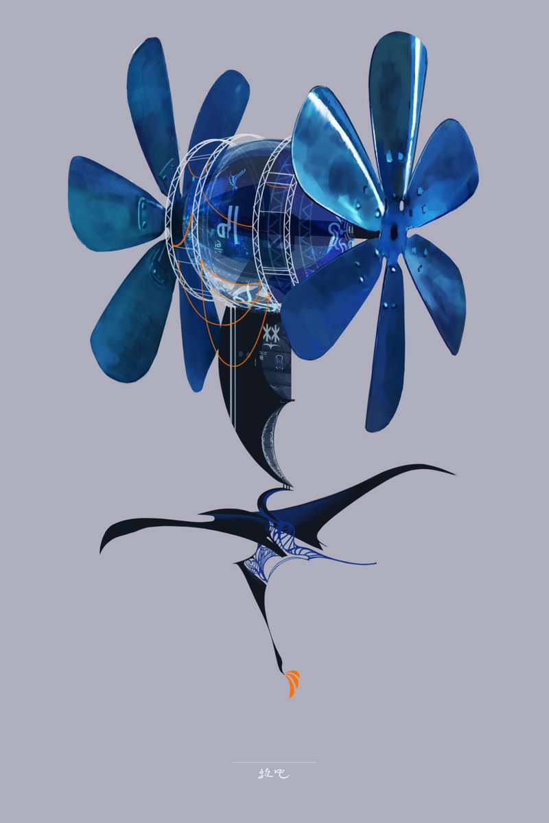 「謎の飛行物体の絵(再掲) 」|維吹 / IBUKI　5月コミティア F19bのイラスト