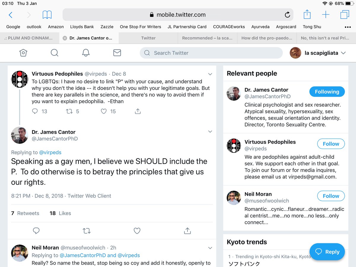 Do not believe those who try to reframe paedophilia as “sexual orientation”. Paedophilia is a criminal predisposition rooted in passive aggression and sadism. Rapists belong in prison not in the alphabet soup.