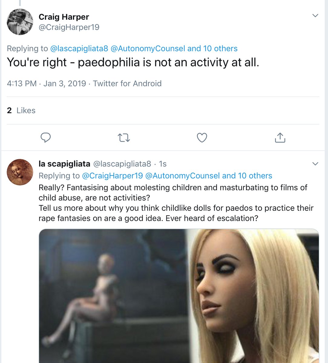 And more, it’s not like men who do this are unaware of the potential consequences of what they are promoting.