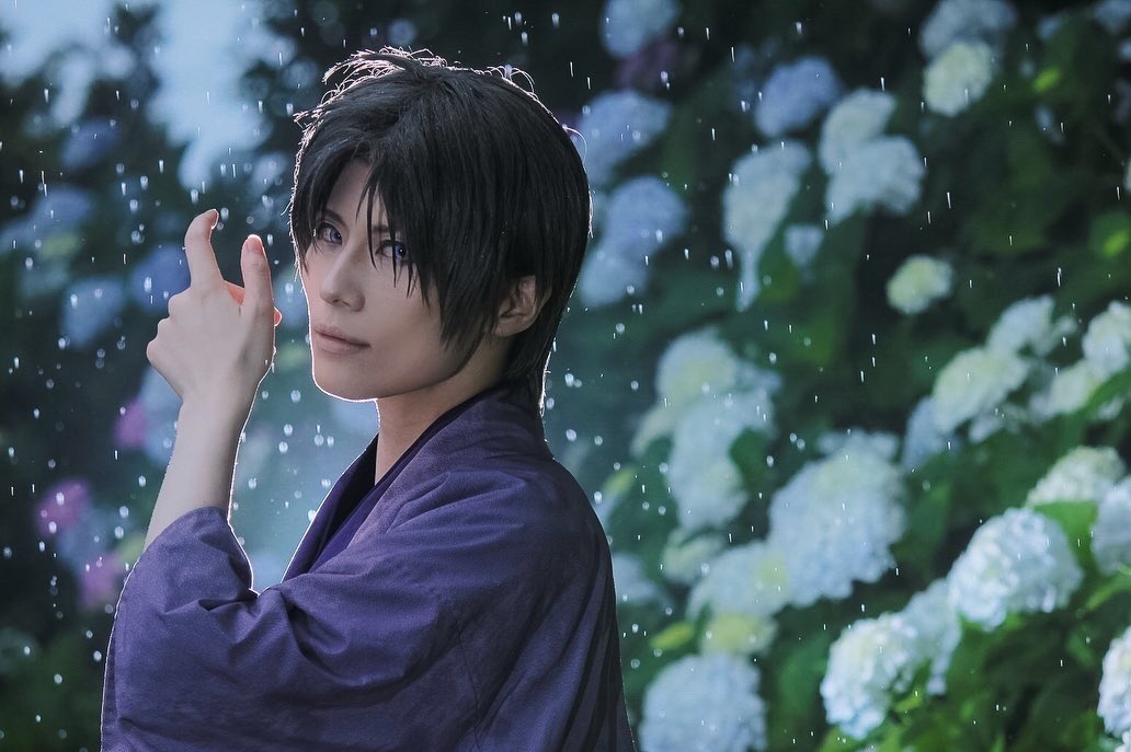 刀剣乱舞 #cosplay 】 ㅤ 軽装と翠雨 ㅤ へし切長谷部:雷輝 ㅤ Photo
