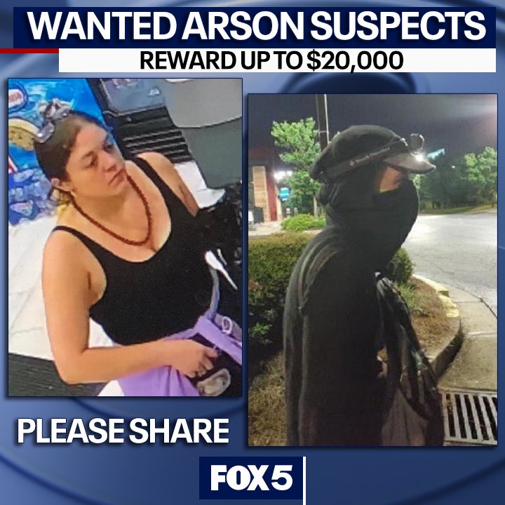 nataliemccanntv's tweet image. Do you know these women? Police believe they’re responsible for setting the Wendy’s on fire during the Saturday night protests. You may be eligible for a $20k reward. That story at 8 on @GoodDayAtlanta.