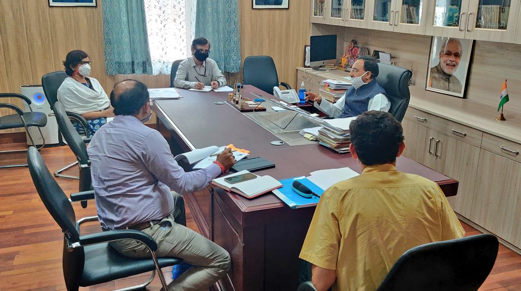 DrRPNishank's tweet image. Reviewed the functioning of NITs, primarily of 10 new NITs established in 2010. The union cabinet has approved an additional 1800 crore for NITs in the year 2019-20. Works related to NIT Sumadi, Uttarakhand were also discussed in the meeting.