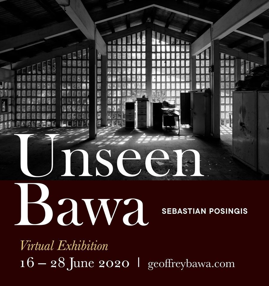 TThalpe's tweet photo. View 'Unseen Bawa' the collection of photographs by Sebastian Posingis, author of the most extensive collection of #contemporary #photographs recording Geoffrey Bawa’s work. See the #VirtualExhibition 16th - 28th June. 
https://t.co/ow6PGxRzdK
@lunugangatrust #architecture https://t.co/ewO4RdTvUp