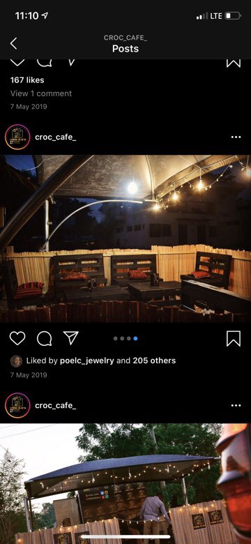 Croc Cafe, a very serene place to sit and chill with your partner or your female friends or geng and have tasty burgers, fries , smoothies and others... affordable fee so you don’t have to rub a bank. Located at no 11A isa Kaita road  picture friendly.