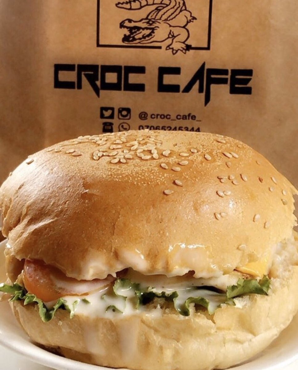 Croc Cafe, a very serene place to sit and chill with your partner or your female friends or geng and have tasty burgers, fries , smoothies and others... affordable fee so you don’t have to rub a bank. Located at no 11A isa Kaita road  picture friendly.