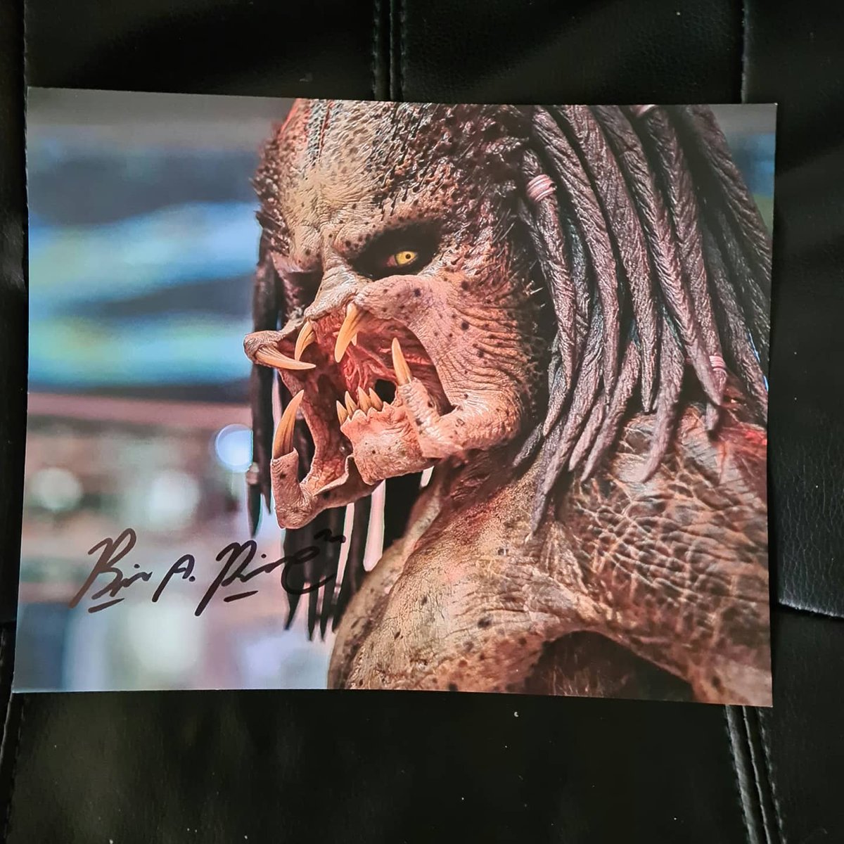 alastairneil29's tweet photo. Here are just 4 of the items I have in my Charity auction,fugitive predator fotos come with a personalised video message from Brian A Prince, Scar Predator foto comes with a personalised video from Ian Whyte, dm me if interested, #predator #yautja #predatorfans #charity https://t.co/LVHbz72GGN