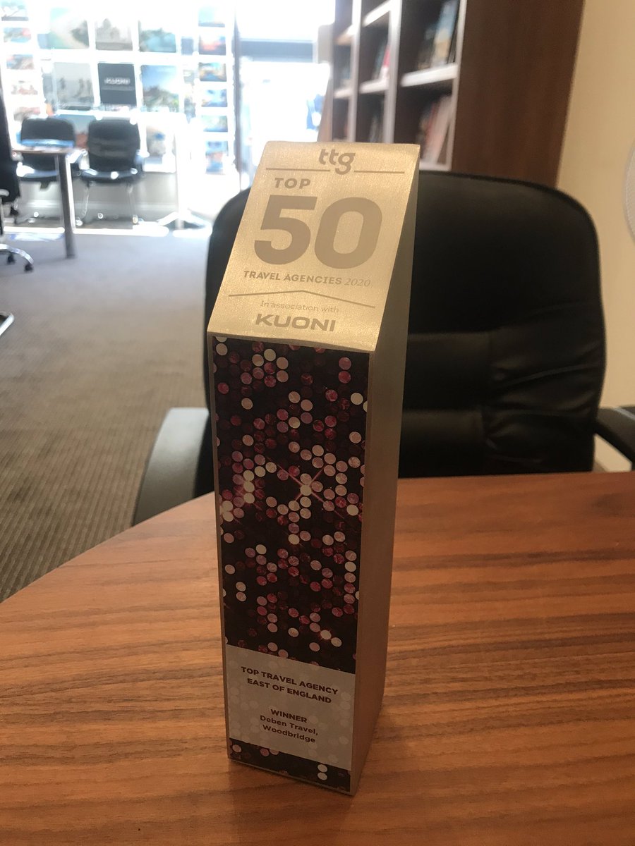 Look what arrived today <a href="/TTGMedia/">TTG</a> #TTGTop50 No1 in East of England #Woodbridge #Travel