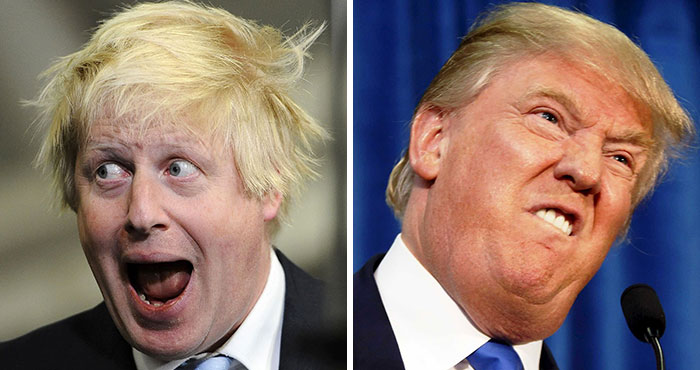  #BorisJohnson may end up being worse than  #DonaldTrump ... A  #thread Despite the obvious similarities of privileged background, crazy hair, narcissistic personalities, dubious morality and dog-whistle race baiting EVERYONE has always assumed that Boris is much better than Trump