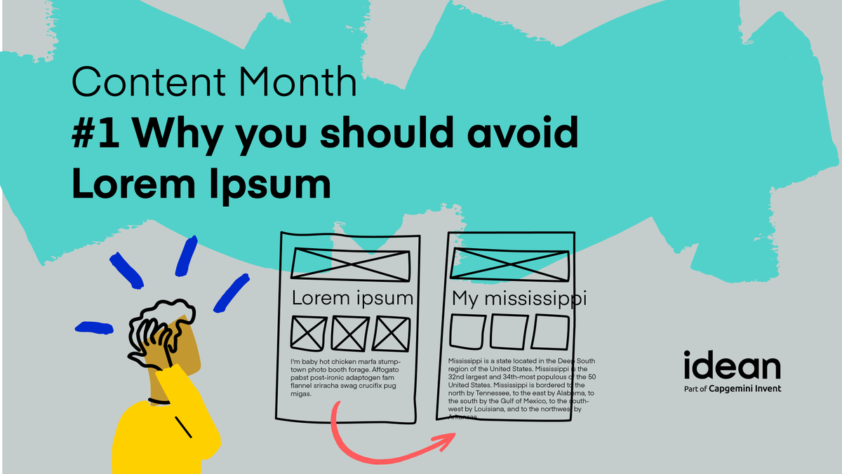 idean_nl's tweet photo. Designers tend to get straight to the design part. We love to create apps, websites, platforms, digital services. The copy part is often of secondary importance. So we fill it with dummy text. Lorem ipsum dolor sit amet, consectetur adipiscing elit. Whatever that means* https://t.co/H6syTGYmoP