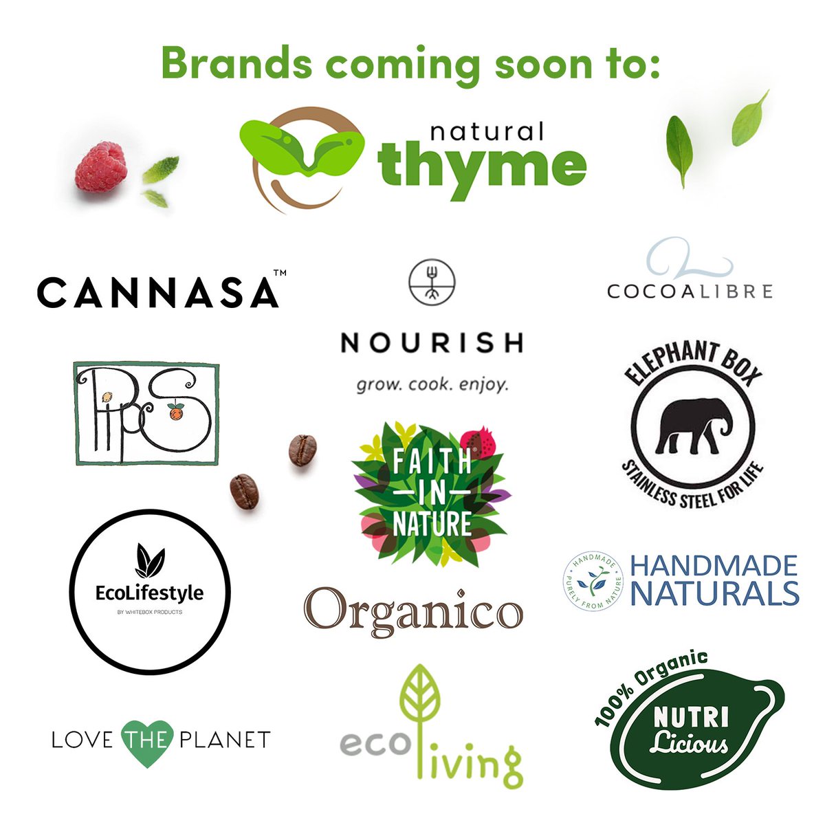 NaturalThyme's tweet photo. Some more of the industry leading, health, wellness, and nutrition brands that are coming soon to one place... Natural Thyme store! 🌱

Our website will stock all of these amazing brands and more... launching very very soon! Watch this space 👀😍 #naturalthyme #naturalthymestore https://t.co/zMqgvEgfbt