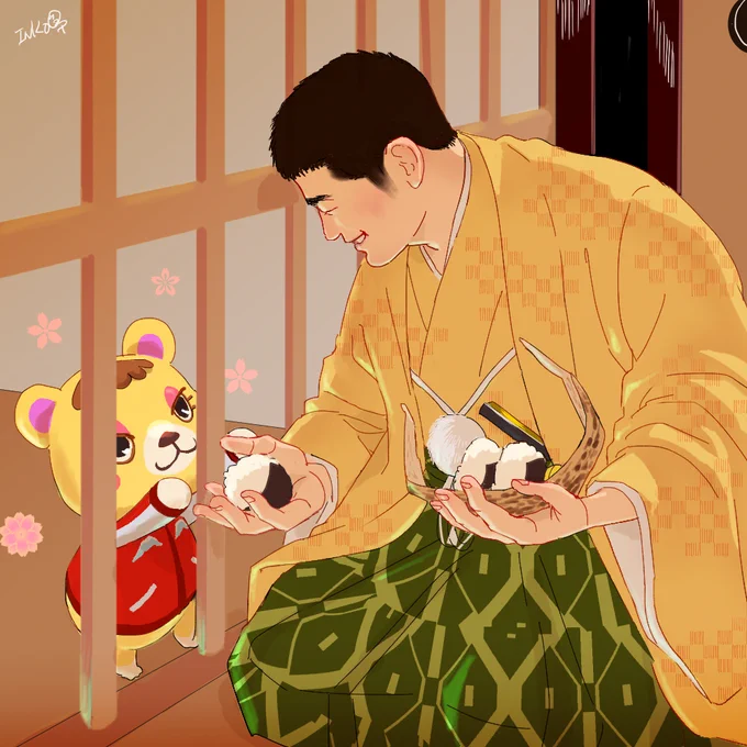 けも藪第二章其の八より

み「黄熊殿〜、おにぎりじゃよ〜。なんぜうに見つからんようにな〜。」

な「まったく、上様は甘過ぎるのよ。」

だってサ。

#すゑ様イラスト部 
#すゑひろがりず 
#すゑひろがりず局番 