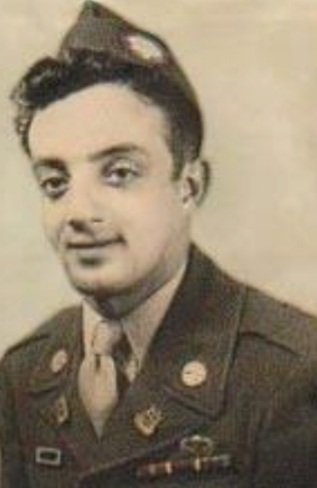 Luz enlisted in the Army 25 Aug, 1942, and volunteered for the paratroopers. He trained at Camp Toccoa as a radioman in 1st platoon, E Company, 506th PIR. (Pictured left with Bull Randleman)2/