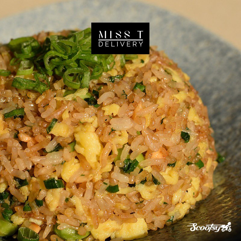 Choose from dishes such as Mushroom In Black Pepper Curry, Raw Mango & Pumpkin Curry Truffle And Egg Fried Rice or Coconut Rice from Miss T delivery. Order now on Scootsy! bit.ly/3fvWg4l